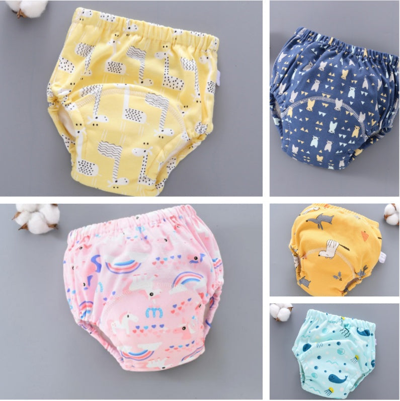 Baby Training Pants Washable 6-layer Gauze Diaper Cover 27