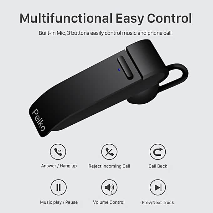 PEIKO World Language Translator Single Earbud – Real-Time Voice Translation 3