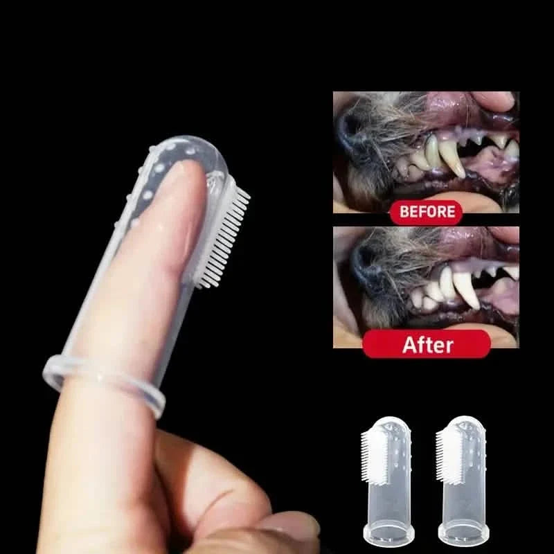 Finger Toothbrush For Dogs and Cats 1
