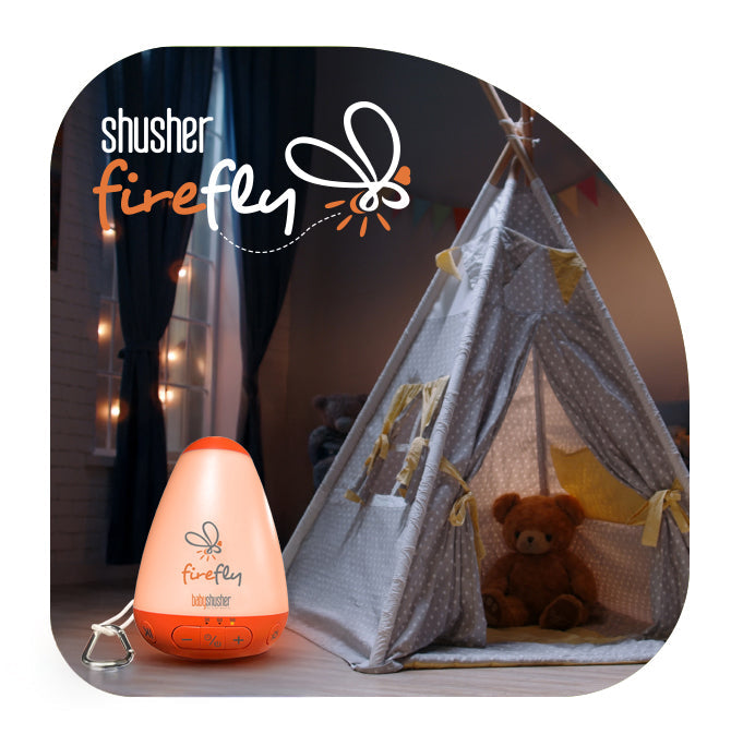 Firefly Portable Baby Sound Machine + Shushie Pacifier 2-Pack Bundle 9