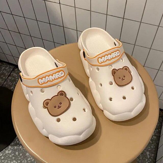 Flat Slippers For Women Summer Slipper Cute Sandals Casual Shoes Hollow Out Mesh Sandal Clogs Sandals Quick Drying Slippers Walking Lightweight Rain Beach Summer Pool Water Shoes Breathable Footwear 19