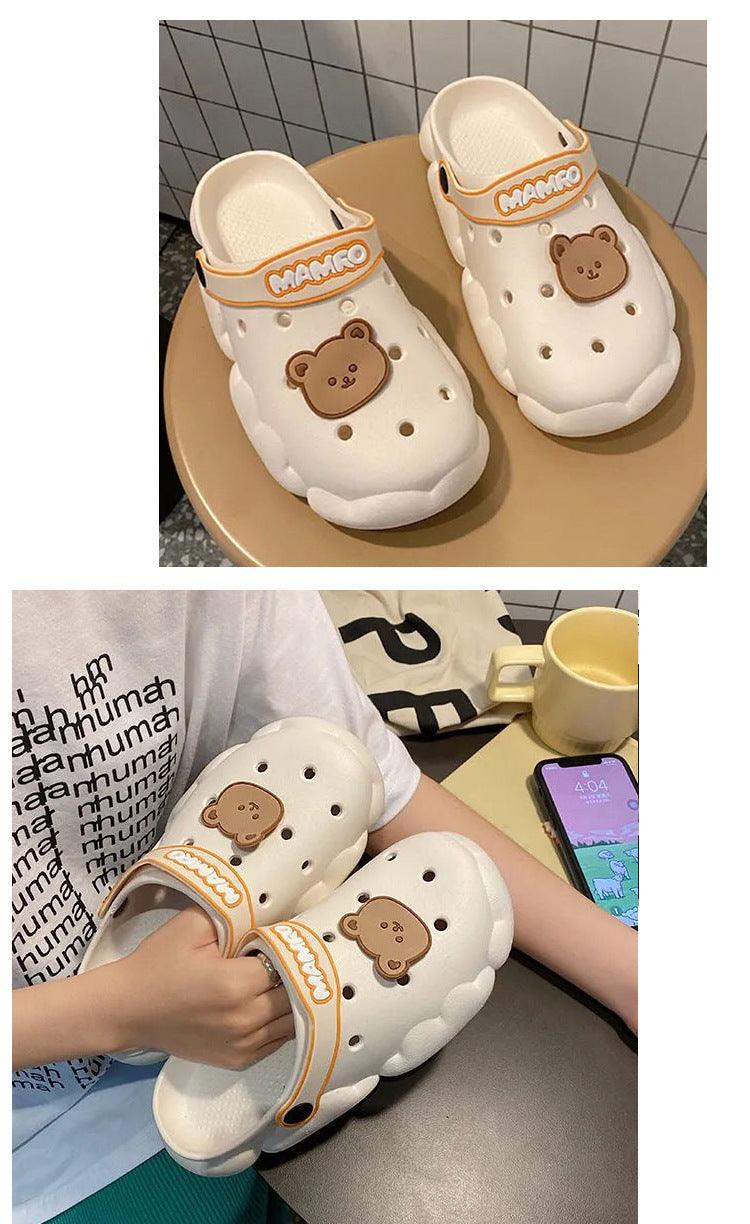 Flat Slippers For Women Summer Slipper Cute Sandals Casual Shoes Hollow Out Mesh Sandal Clogs Sandals Quick Drying Slippers Walking Lightweight Rain Beach Summer Pool Water Shoes Breathable Footwear 15