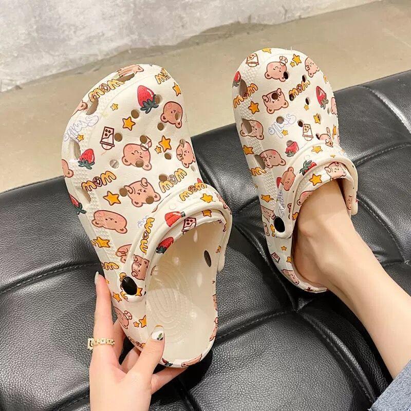 Flat Slippers For Women Summer Slipper Cute Sandals Casual Shoes Hollow Out Mesh Sandal Clogs Sandals Quick Drying Slippers Walking Lightweight Rain Beach Summer Pool Water Shoes Breathable Footwear 16