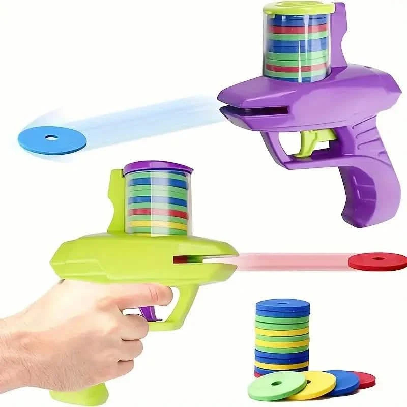 Flying Foam Disc Launcher Handheld Shooter Game 1