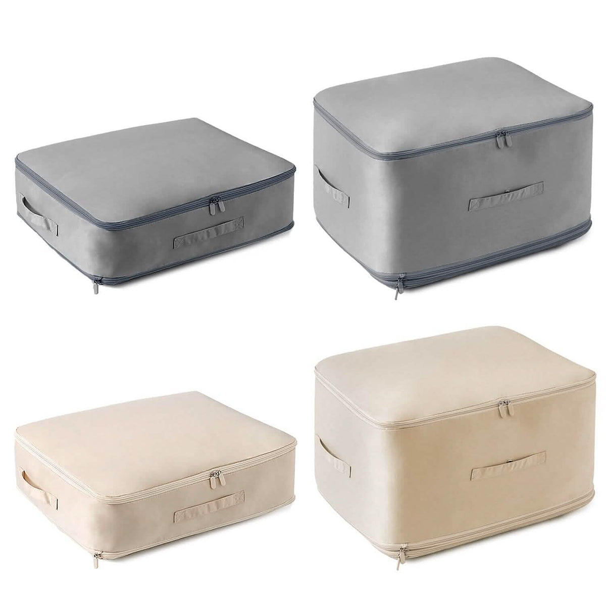 Foldable Storage Bag with Dual Zippers 5
