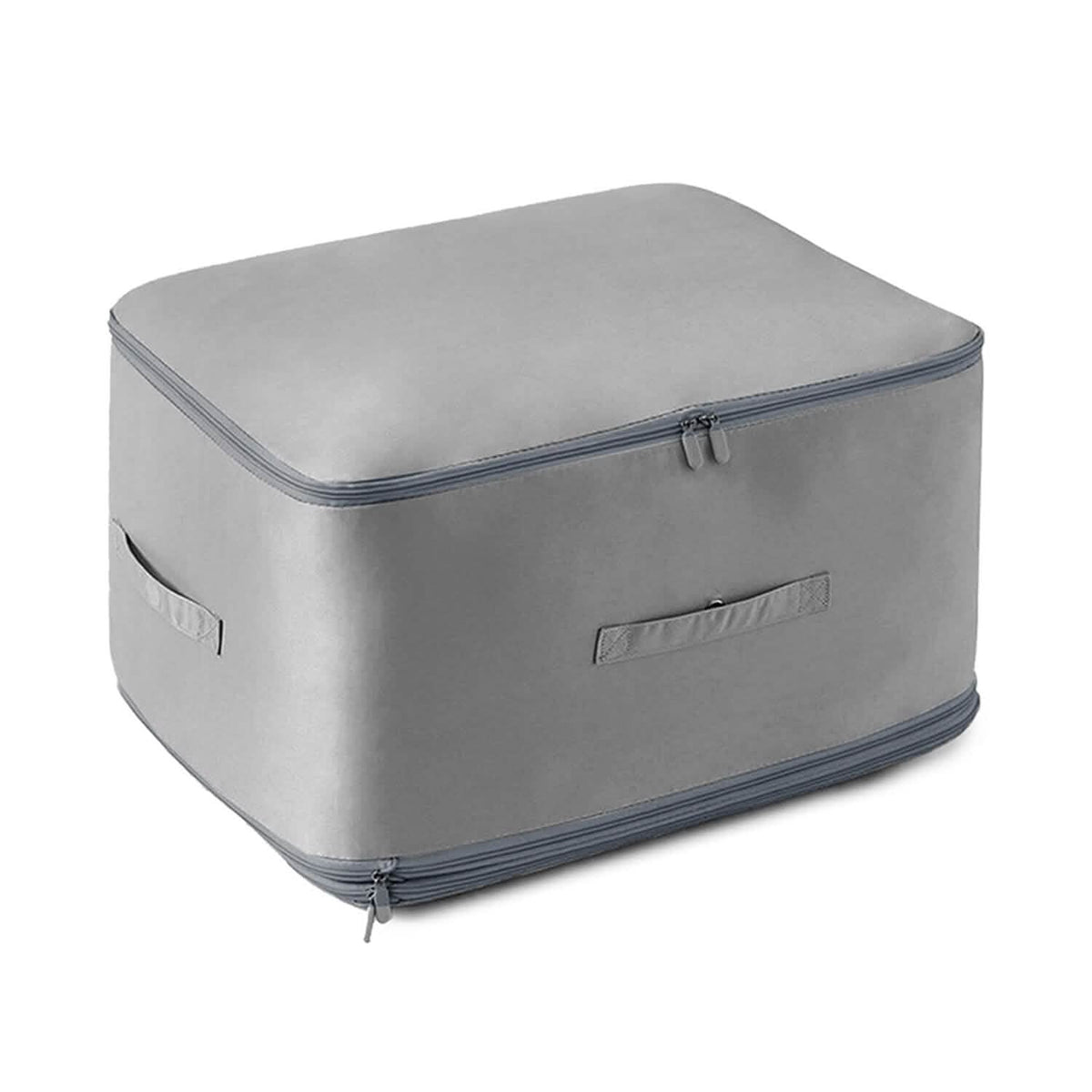 Foldable Storage Bag with Dual Zippers 1