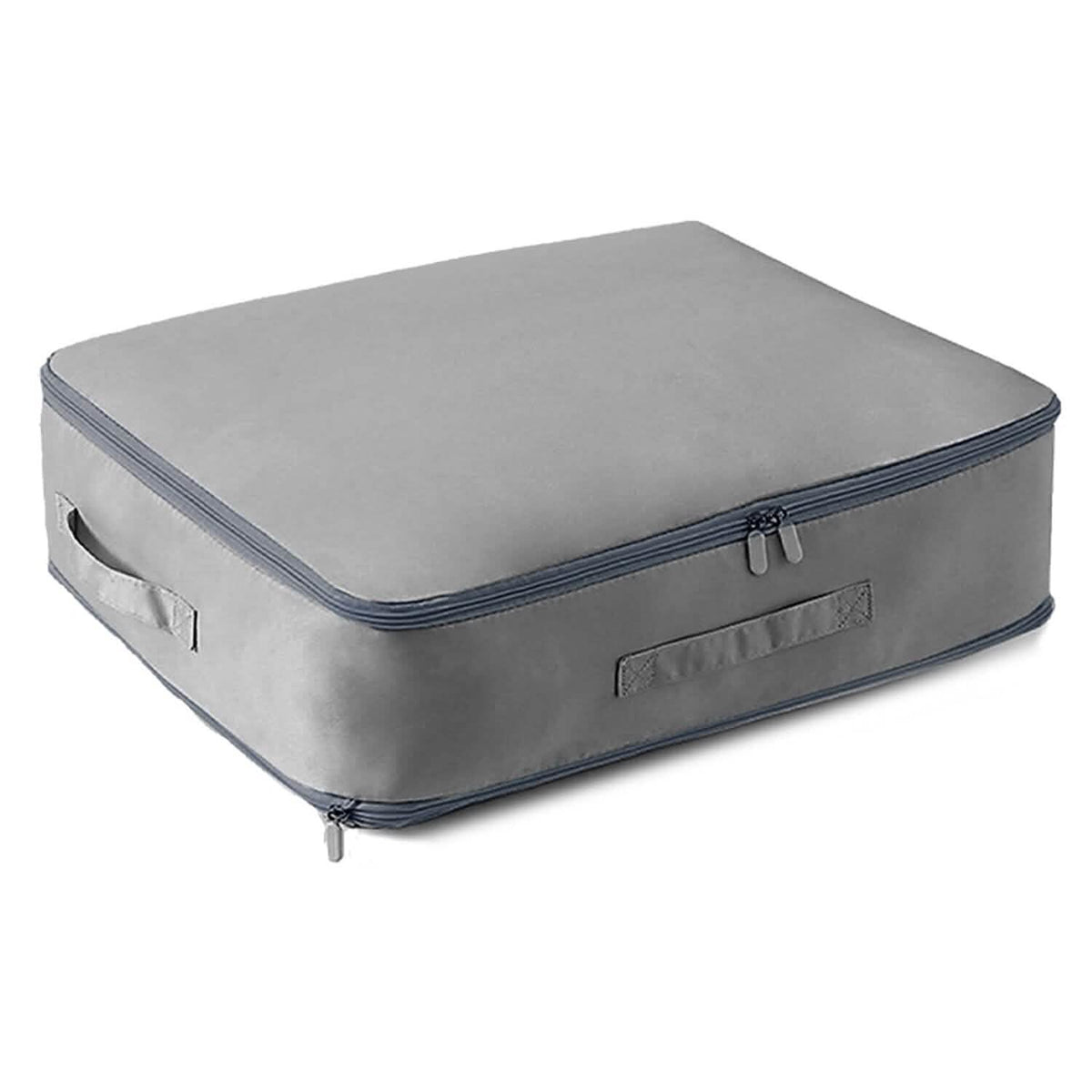 Foldable Storage Bag with Dual Zippers 2