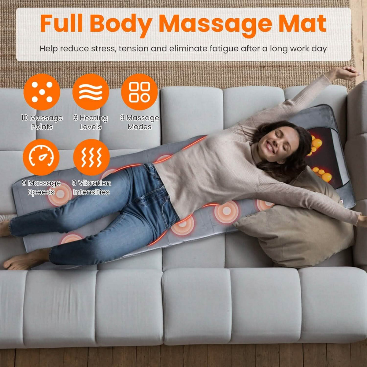 Full Body Electric Massage Mat 11