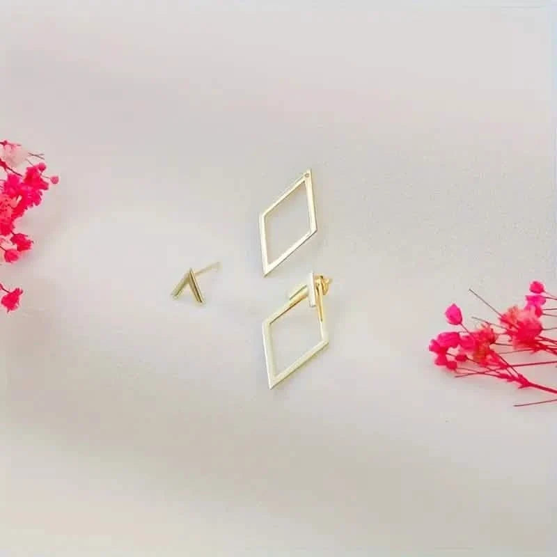 Geometric Stud Earrings 3