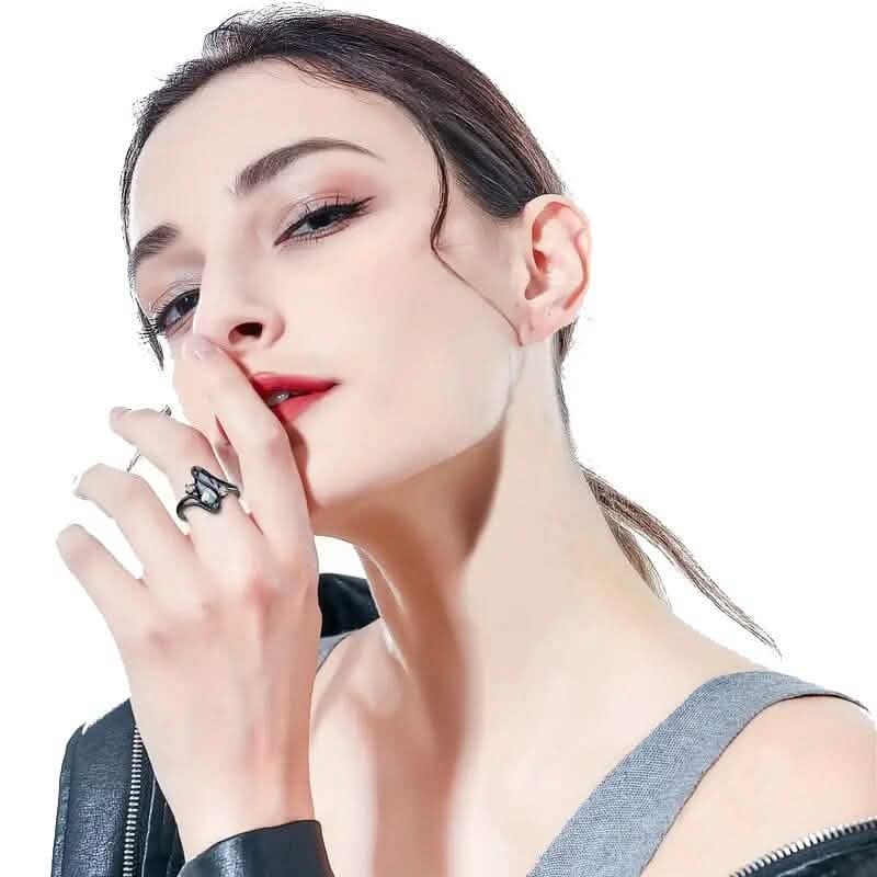 Geometric Zircon Women's Ring 5