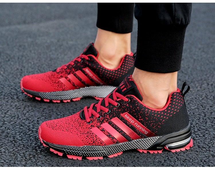 Green Breathable Mens Running Sneakers Outdoor Marathon Lightweight Running Mens Sport Shoes Athletic Footwear Breathable Comfortable Athletic Sport Sneakers 35