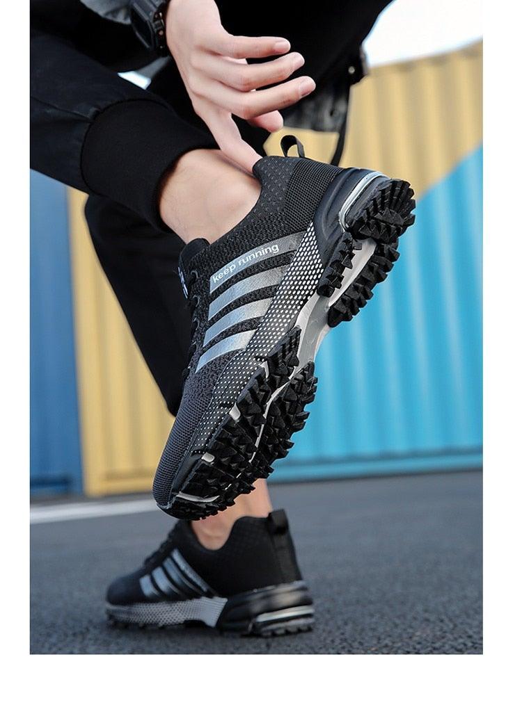 Green Breathable Mens Running Sneakers Outdoor Marathon Lightweight Running Mens Sport Shoes Athletic Footwear Breathable Comfortable Athletic Sport Sneakers 31