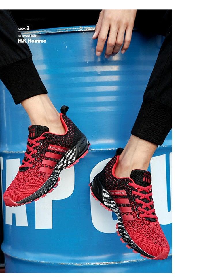 Green Breathable Mens Running Sneakers Outdoor Marathon Lightweight Running Mens Sport Shoes Athletic Footwear Breathable Comfortable Athletic Sport Sneakers 32