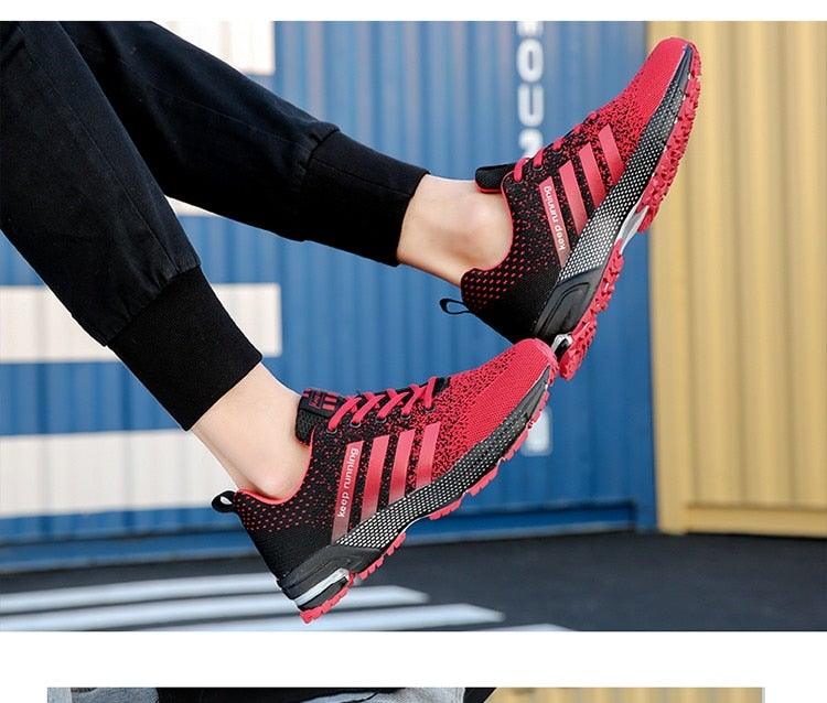 Green Breathable Mens Running Sneakers Outdoor Marathon Lightweight Running Mens Sport Shoes Athletic Footwear Breathable Comfortable Athletic Sport Sneakers 10
