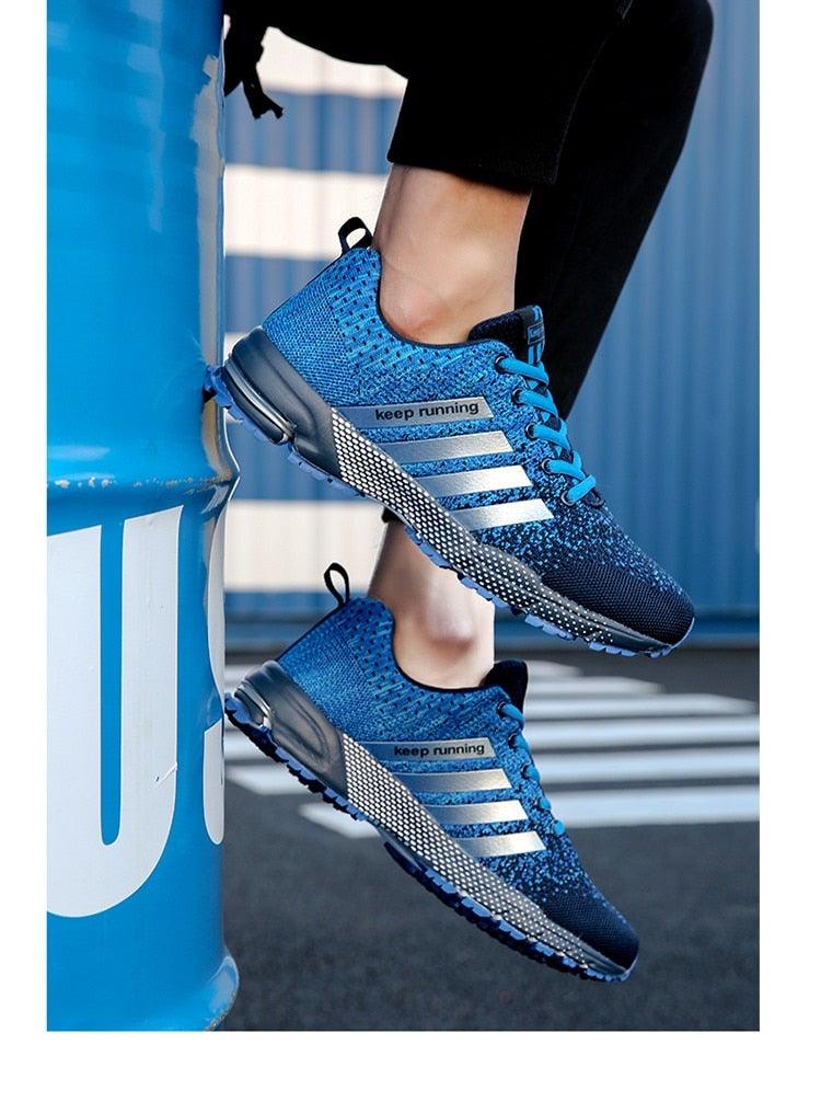 Green Breathable Mens Running Sneakers Outdoor Marathon Lightweight Running Mens Sport Shoes Athletic Footwear Breathable Comfortable Athletic Sport Sneakers 8