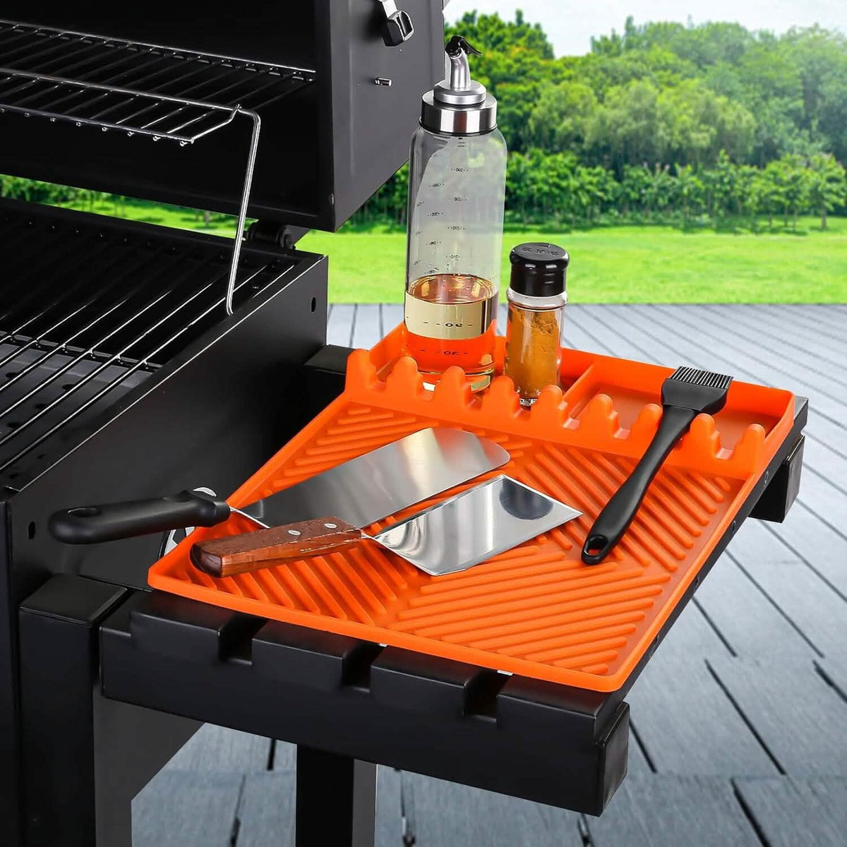 Grill Mat- Side Shelf Mat for Blackstone Silicone Grill Pad 5