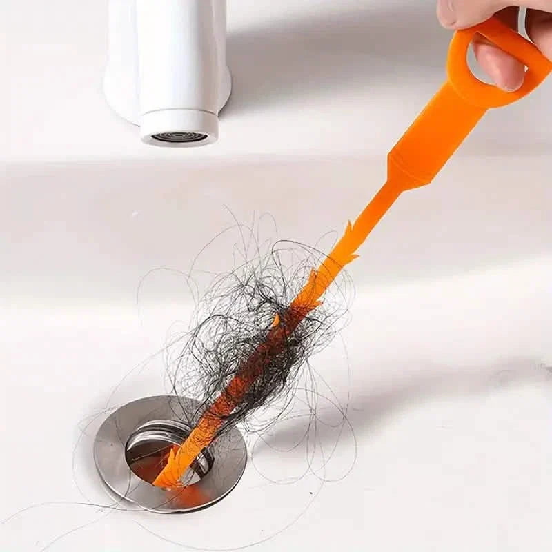 Hair Drain Clog Remover Tool For Sewer, Kitchen Sink, Bathroom Tub 1