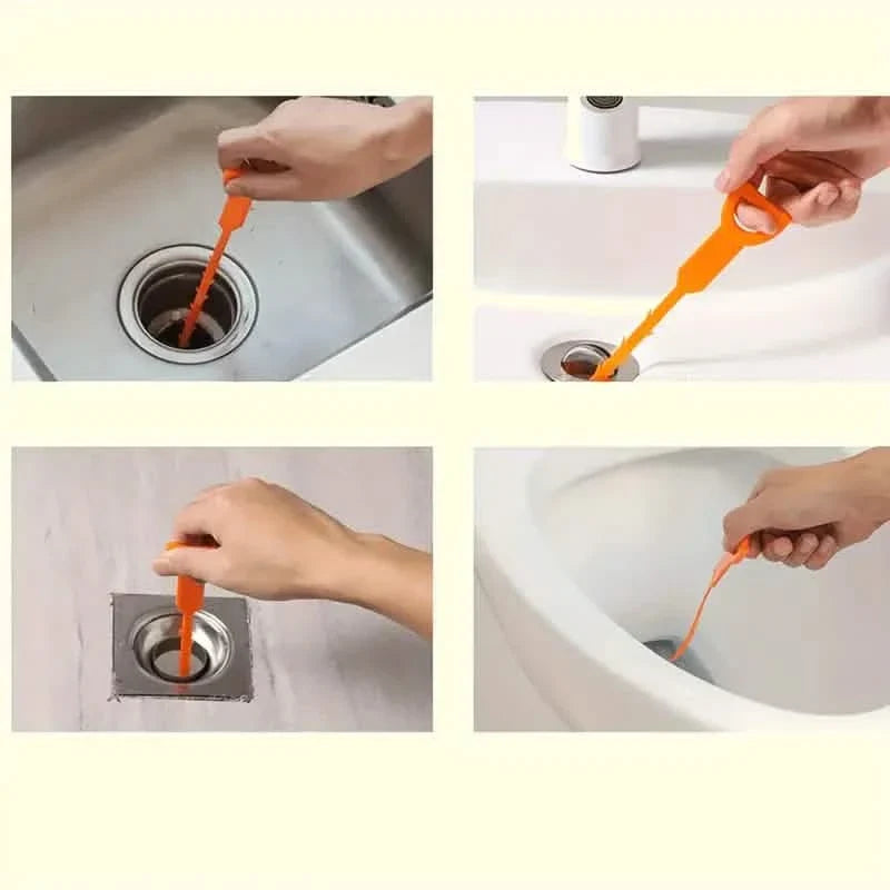 Hair Drain Clog Remover Tool For Sewer, Kitchen Sink, Bathroom Tub 3