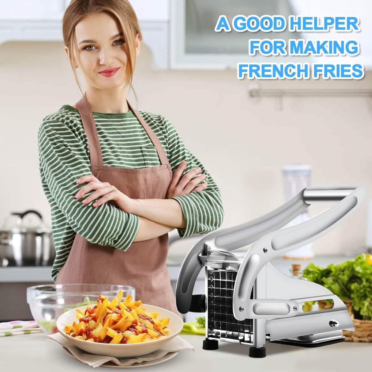 Heavy Duty Stainless Steel Potato Cutter 7