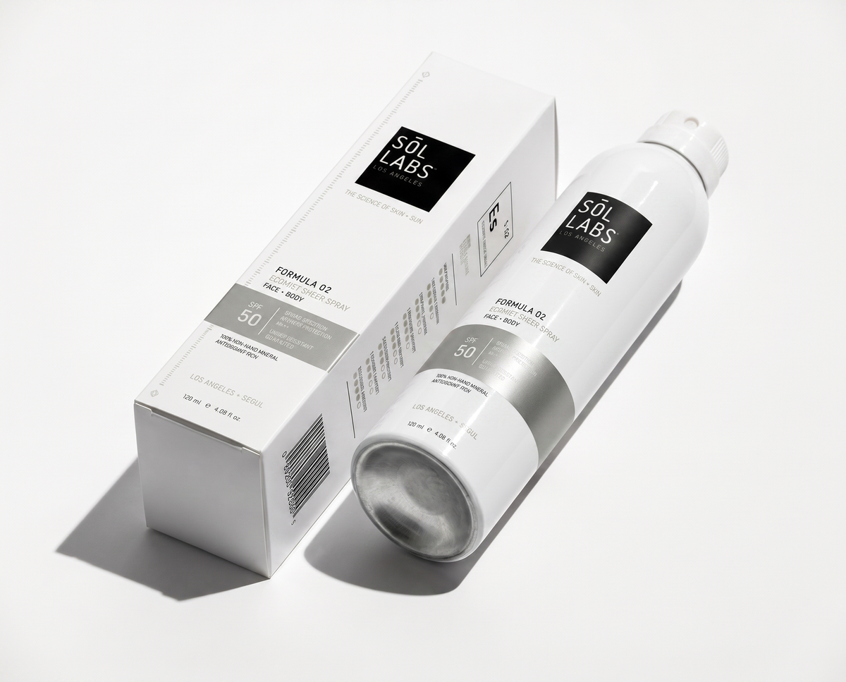 Ecomist Sheer Spray Mineral SPF 50 Face + Body Continuous Mist 8