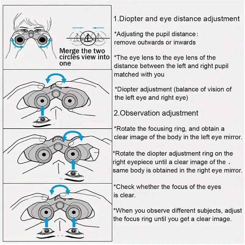High-Definition Binocular Telescope with Night Vision 10
