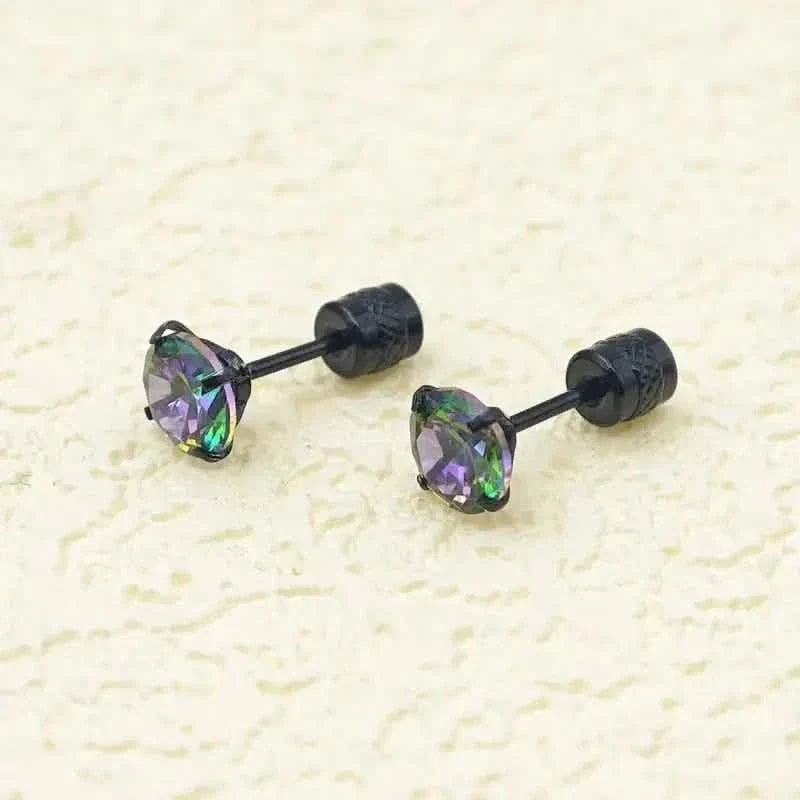High-End Synthetic Zirconia Earrings 6