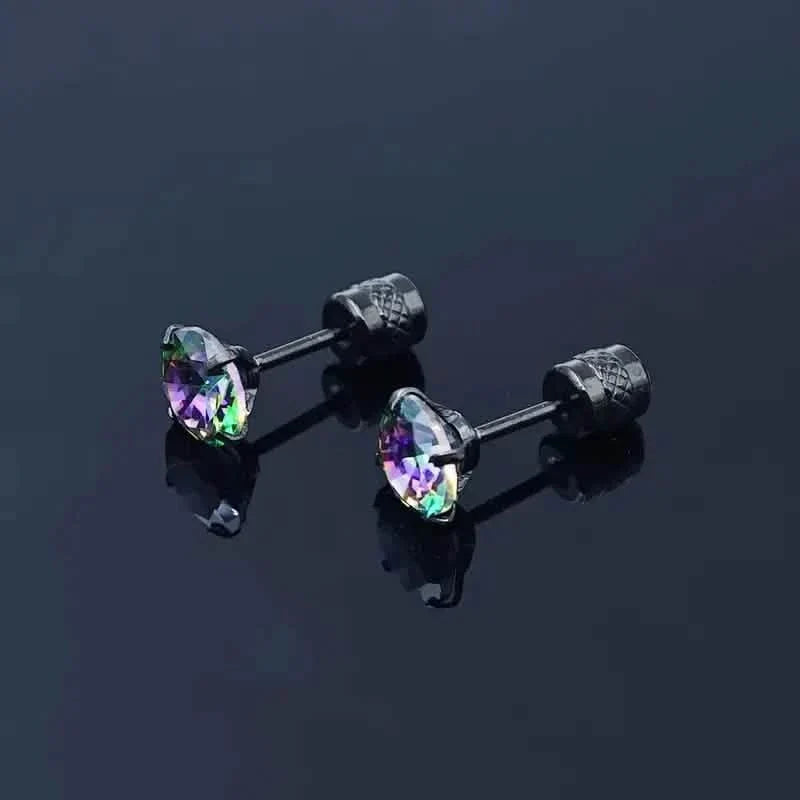High-End Synthetic Zirconia Earrings 2