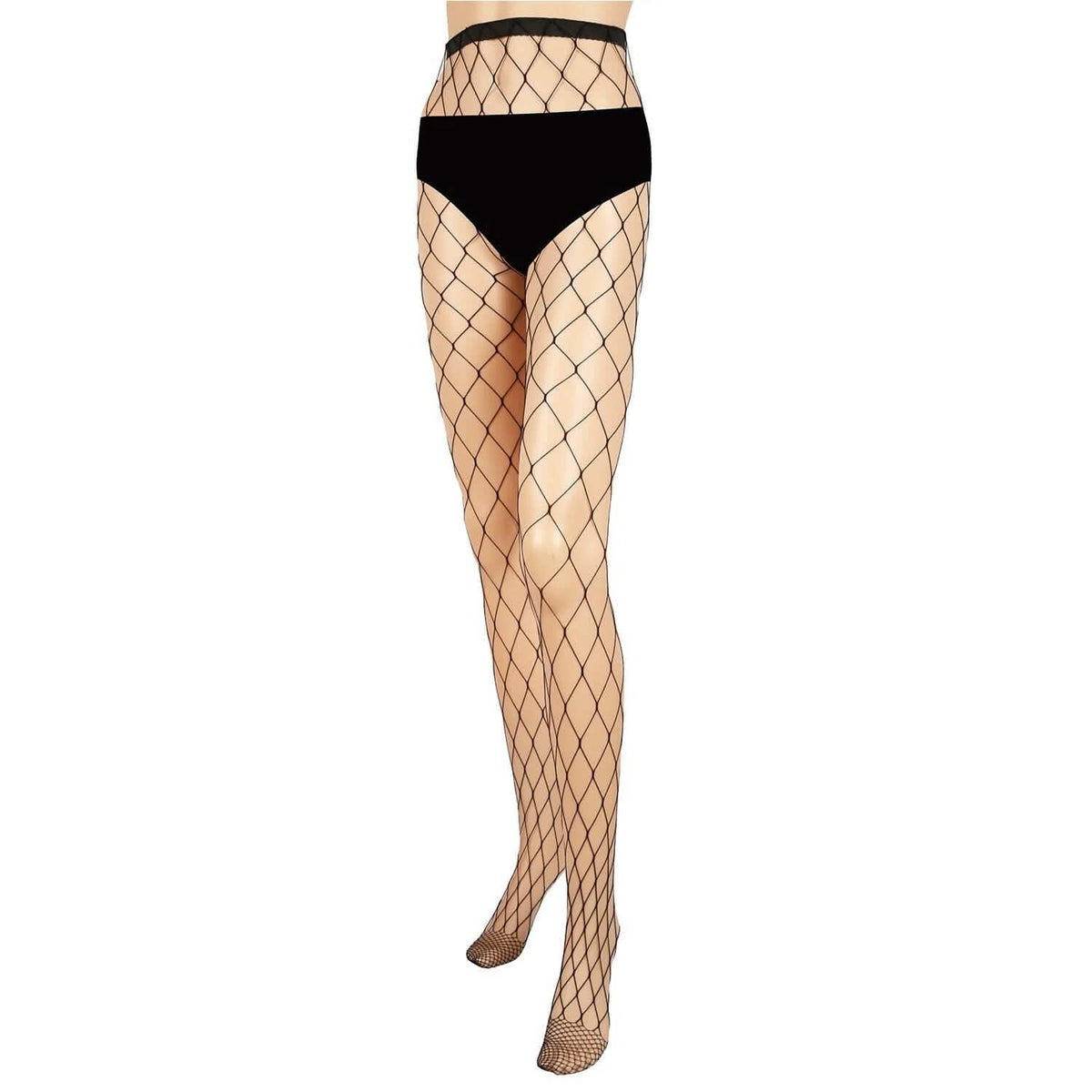 High Waist Pantyhose Stretchy Mesh Hollow Out Stockings 4