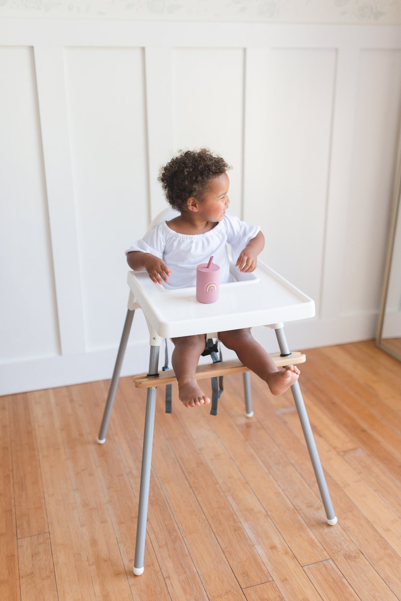 Silicone Straw Cup for Babies & Toddlers - 6oz Silicone Sippy Cup 4