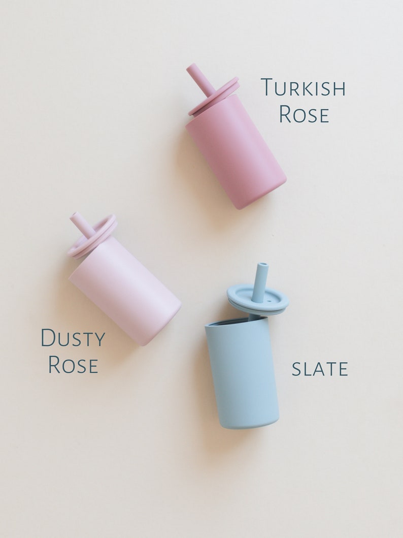Silicone Straw Cup for Babies & Toddlers - more colors 5