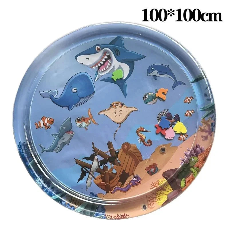 Inflatable Water Sensory Play Mat | Ocean Themed Pet Activity Mat 8