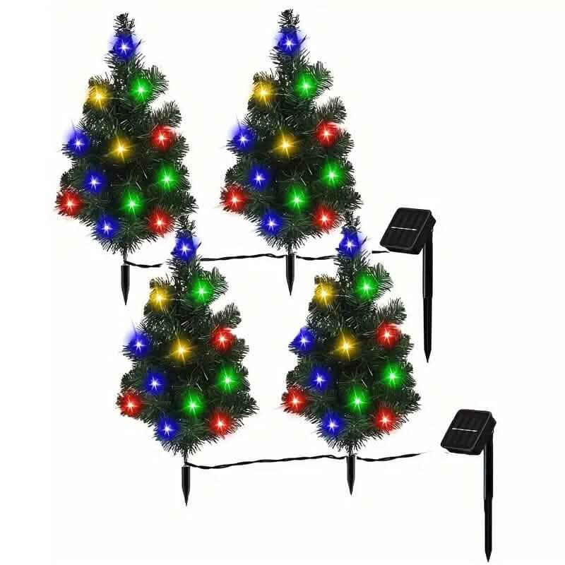 IP65 Waterproof Solar Powered Prelit Small Christmas Tree 2