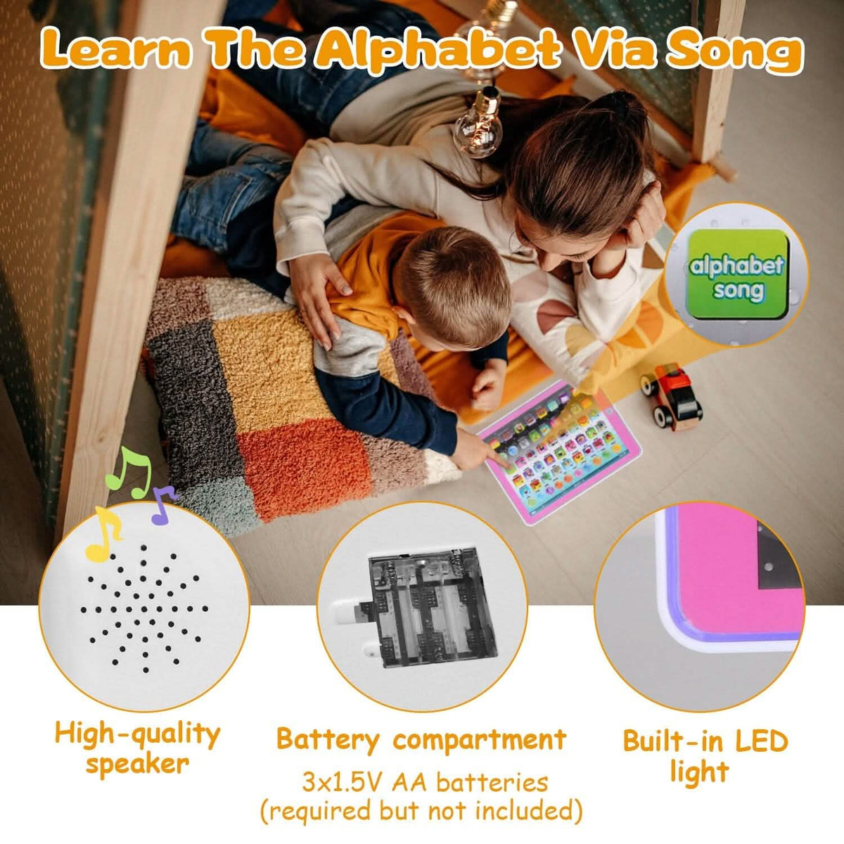 Kid Baby Toddler Educational Tablet Toy 10