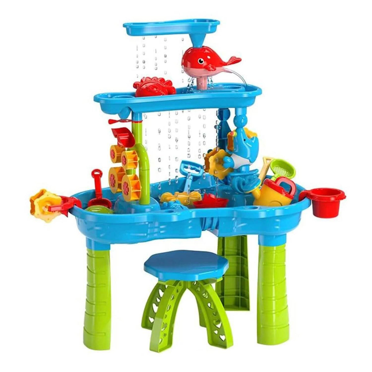 Kids Sand Water Table for 3-6 Years Old Sensory Exercise Friendship Building 2