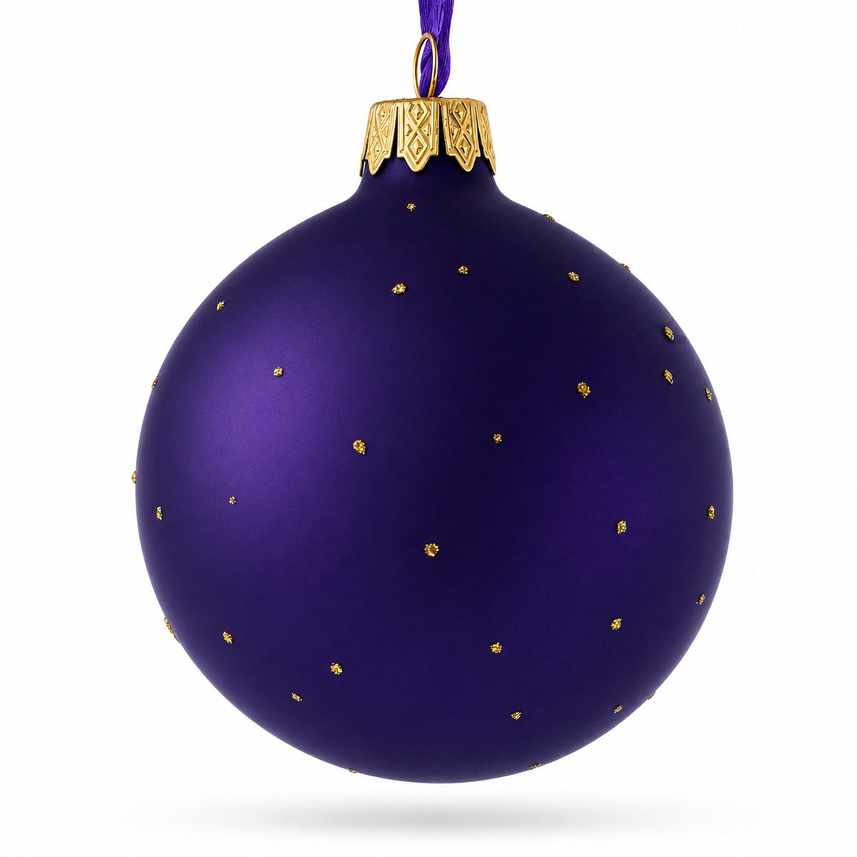 Kitten with Yarn Balls Glass Christmas Ornament 3.25 Inches 3