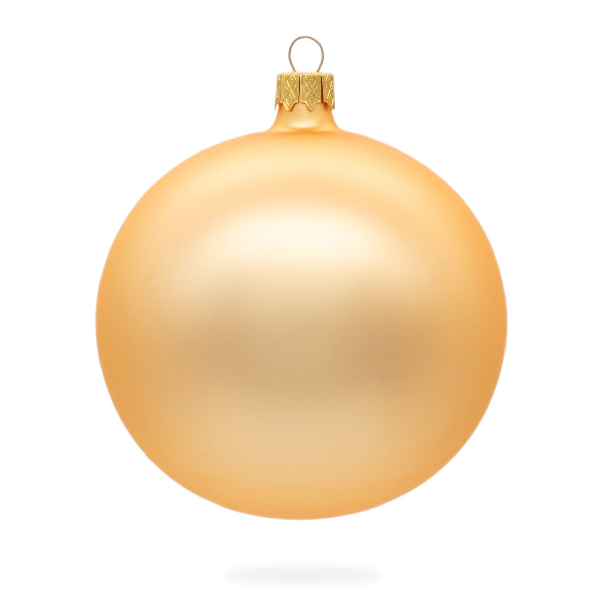 Set of 6 Rose Gold Glass Ball Ornaments 3.25 Inches (037) 4