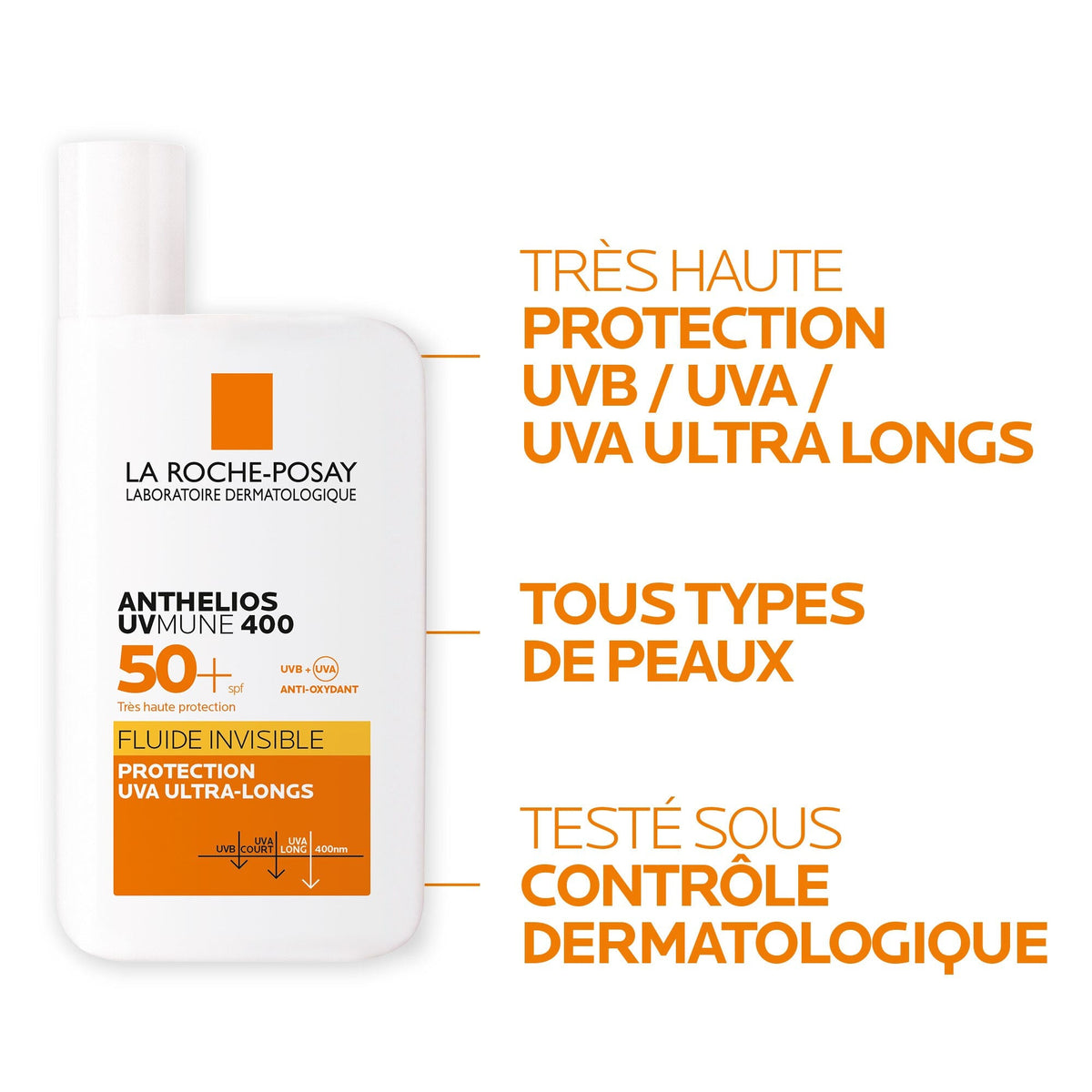 La Roche-Posay Anthelios UVMUNE 400 Invisible Fluid SPF 50+ 4