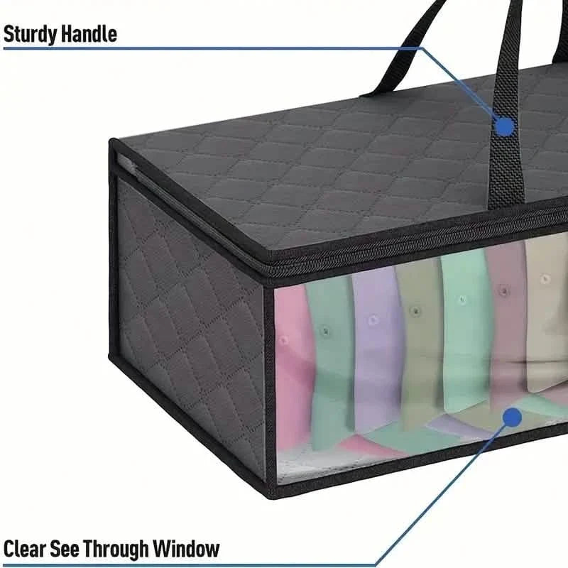 Large Under Bed Storage Bag with Zips 4