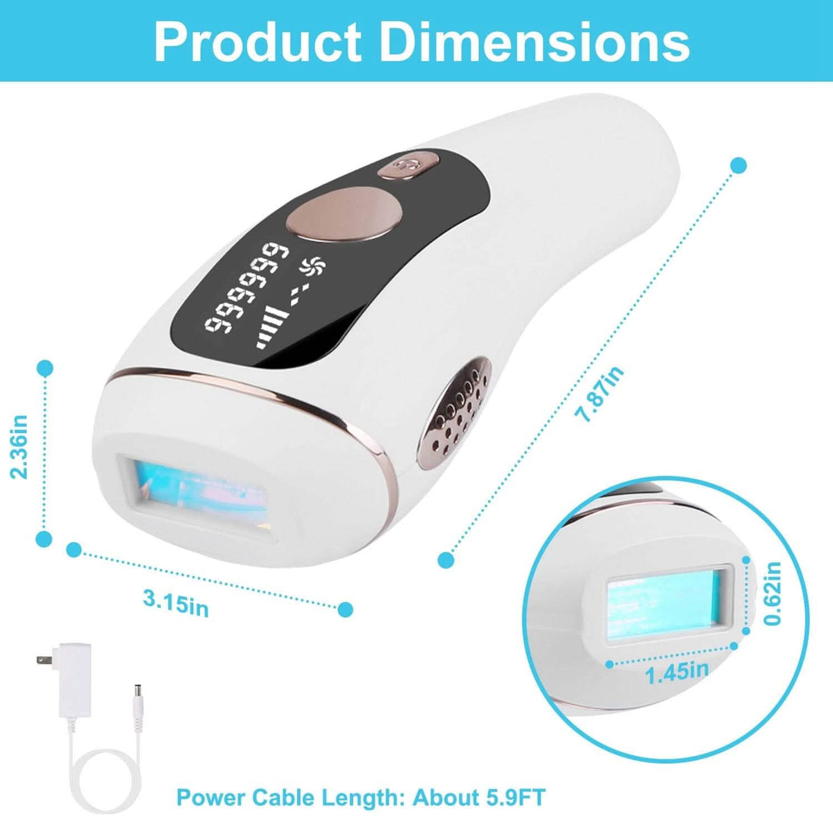 Laser Hair Removal Ice Cooling Permanent IPL 8