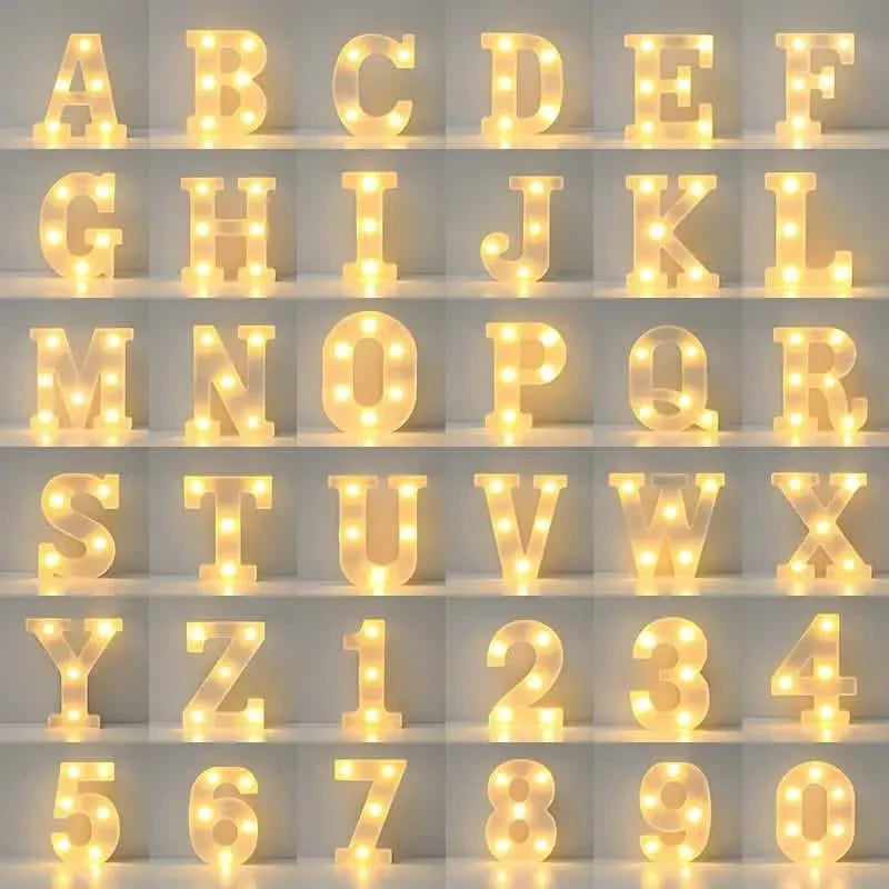 LED Alphabet Light 2