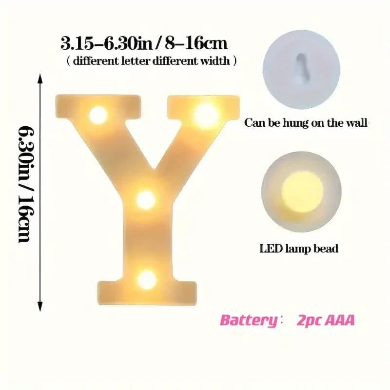 LED Alphabet Light 6