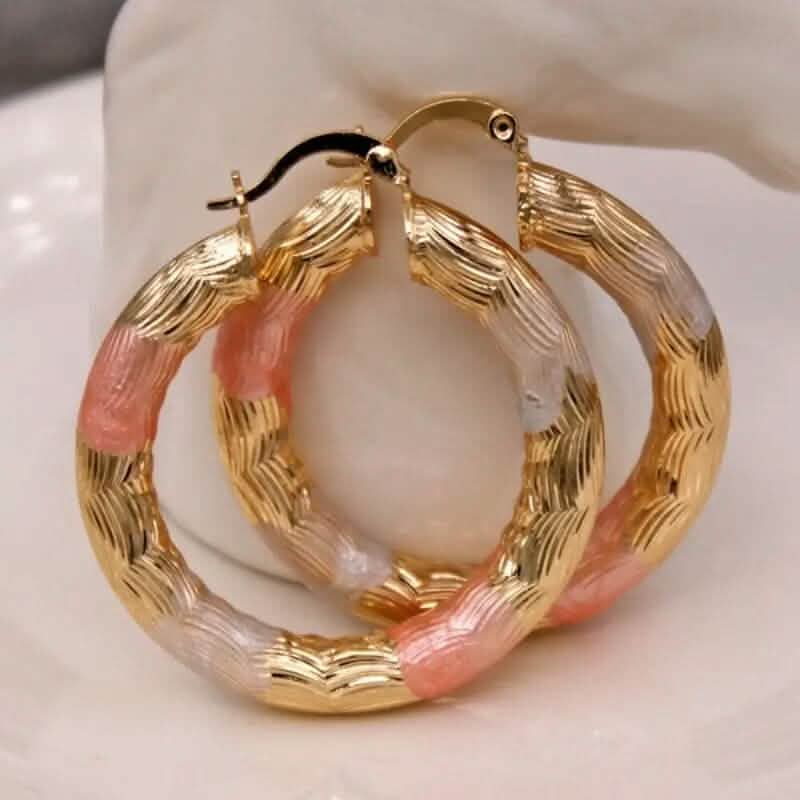 Leverback Hoop Earrings Chunky O-Shaped Tiny Earrings 5