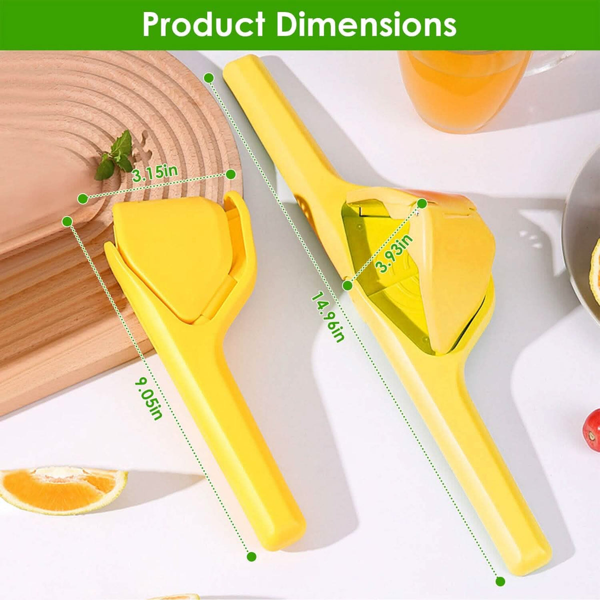 Manual Lemon Squeezer Fold Flat Design 10
