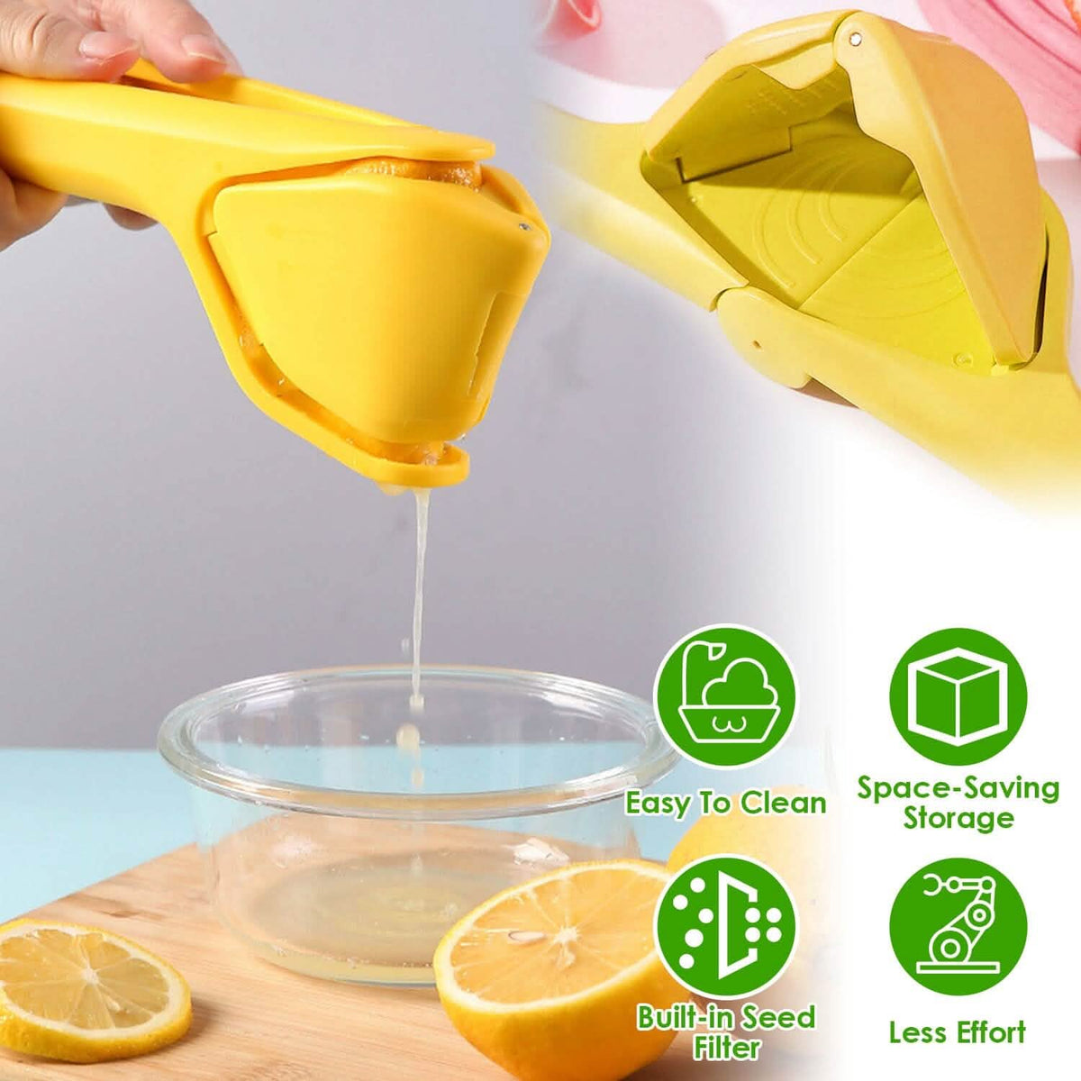 Manual Lemon Squeezer Fold Flat Design 9