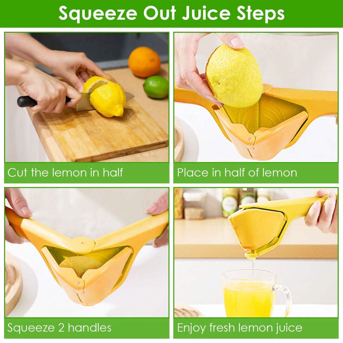 Manual Lemon Squeezer Fold Flat Design 4