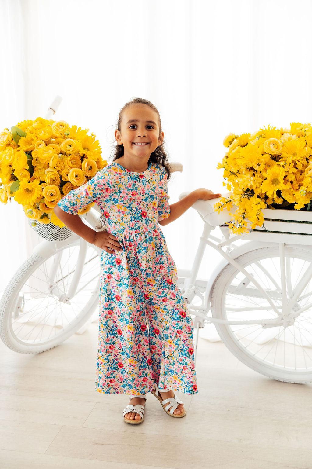 Fluttering Flowers Wide Leg Jumpsuit 1