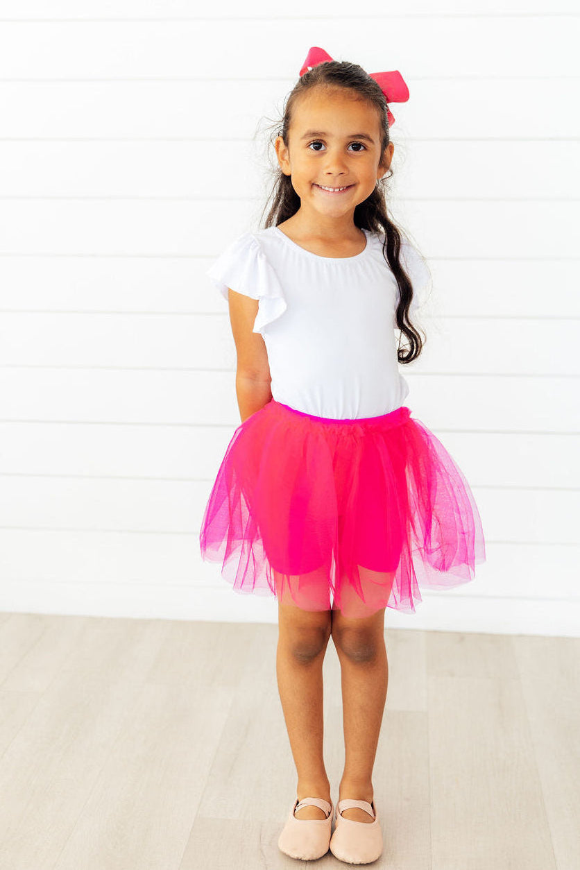 Hot Pink Tutu Shorts 2