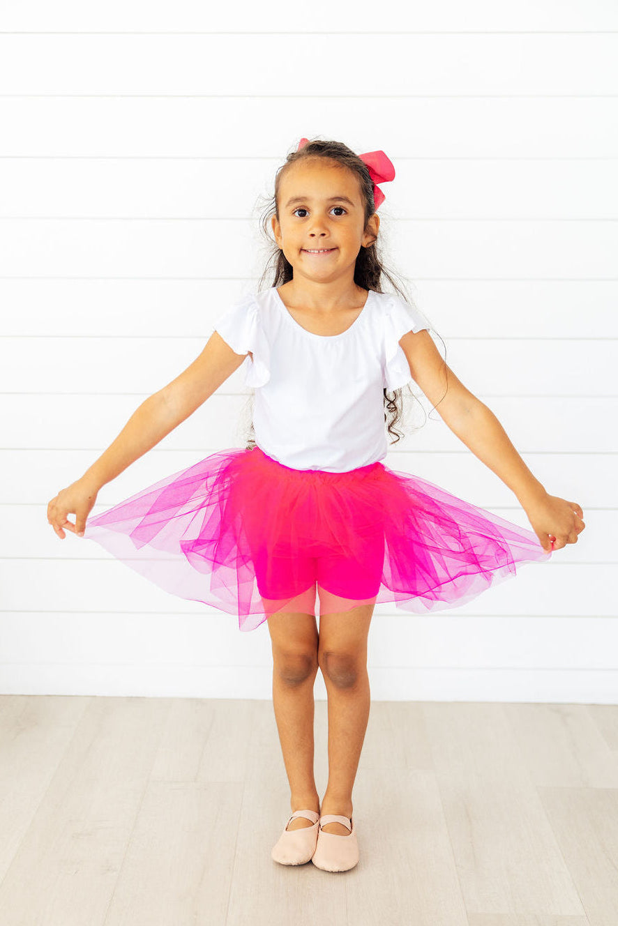 Hot Pink Tutu Shorts 1