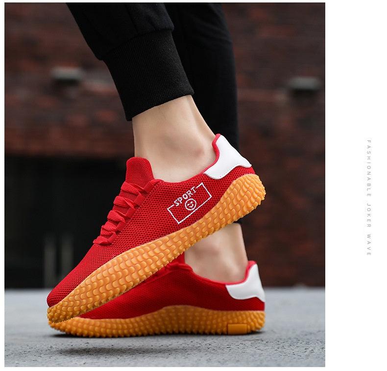Men's Black Sneakers Mesh Breathable Shoes Male Fashion Black Athletic Footwear Flat Casual Walking Shoes Breathable Casual Shoes Couple Fashion Lace Up Mens Sneakers 7