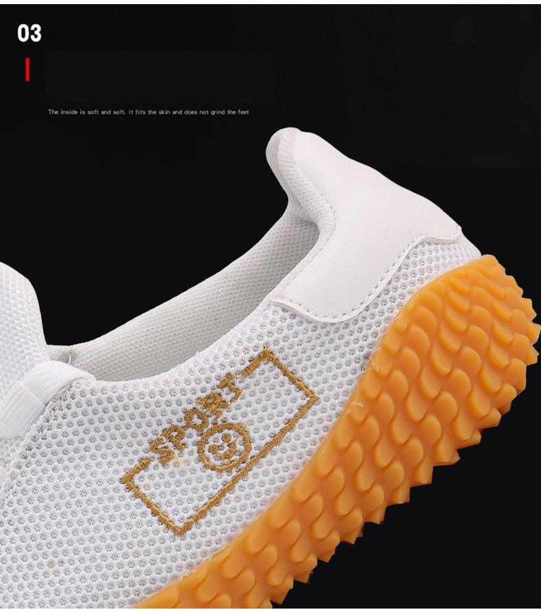 Men's Black Sneakers Mesh Breathable Shoes Male Fashion Black Athletic Footwear Flat Casual Walking Shoes Breathable Casual Shoes Couple Fashion Lace Up Mens Sneakers 29